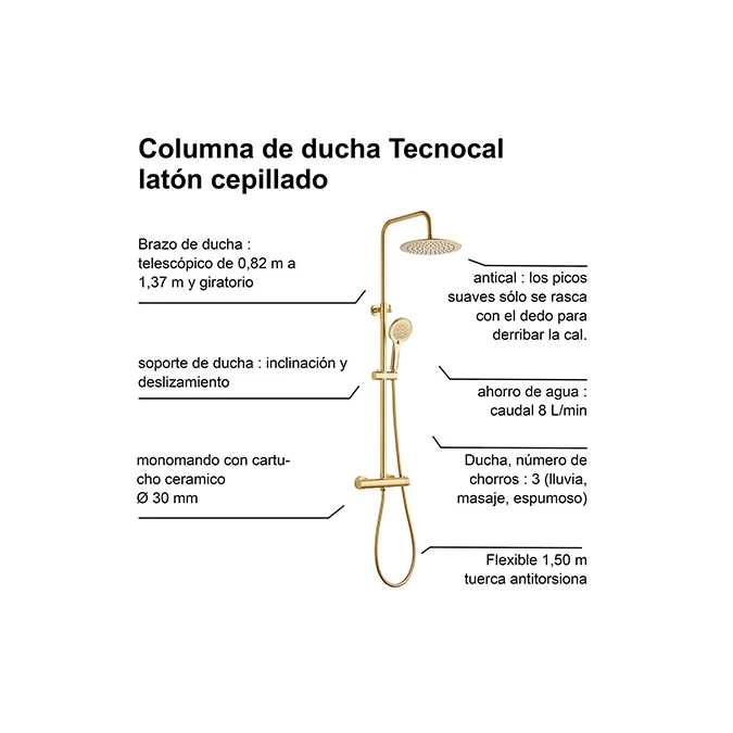 Columna de ducha mecánica TECNOCAL