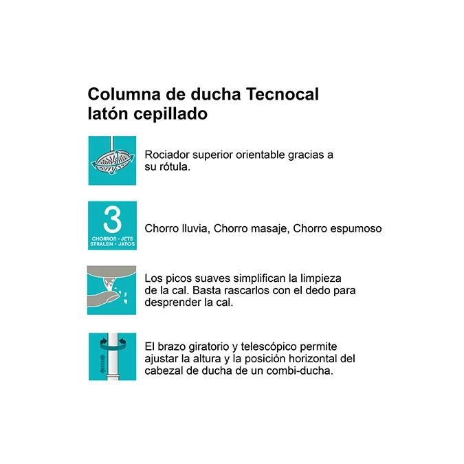 Columna de ducha mecánica TECNOCAL