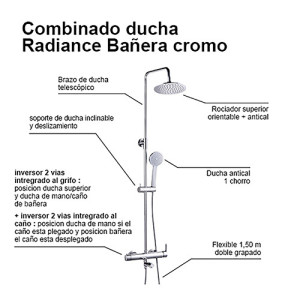 Columna de ducha mecánica RADIANCE