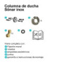 Columna de ducha mecánica SONAR