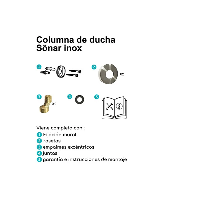 Columna de ducha mecánica SONAR
