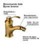 Monomando bide BYRON