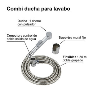 Set lavabo con conector
