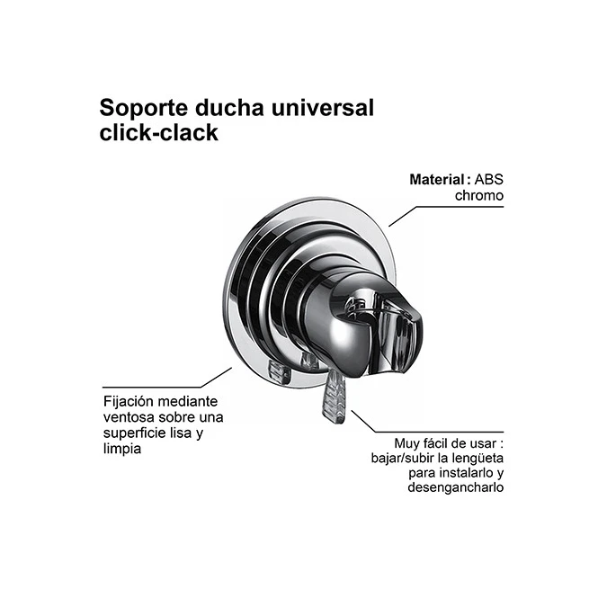 Soporte ducha universal CLICK CLACK