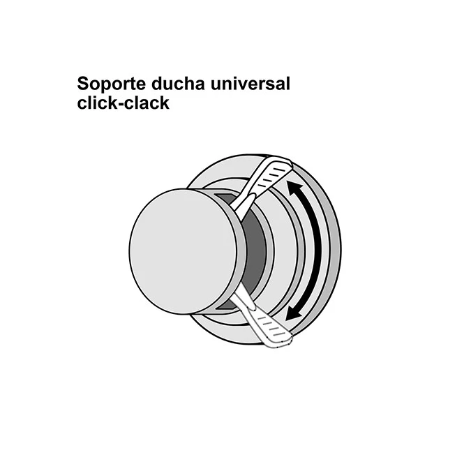 Soporte ducha universal CLICK CLACK
