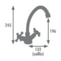 Mezclador lavabo GLAMOUR