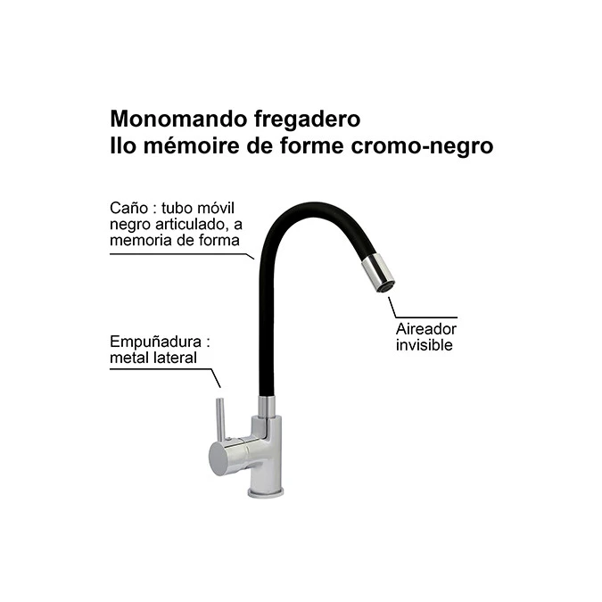 Monomando fregadero MEMORIA DE FORMA