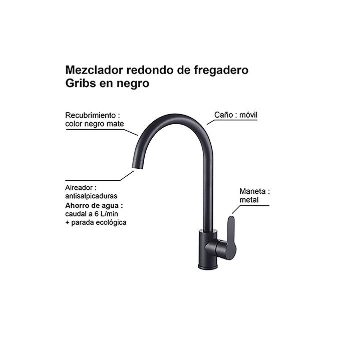 Monomando fregadero GRIBS RAPID FIX