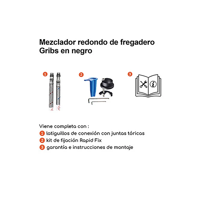 Monomando fregadero GRIBS RAPID FIX