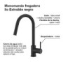 Monomando fregadero ILO extraíble