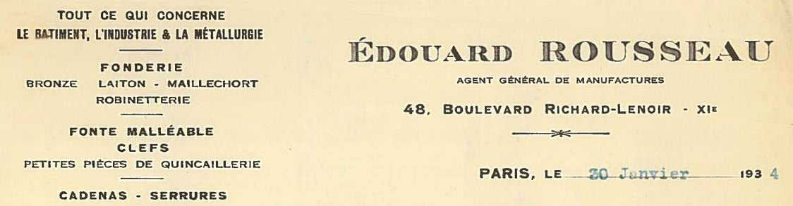 Edouard ROUSSEAU viejo